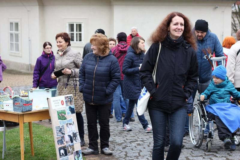 Velikonoční trhy v areálu broumovského kláštera