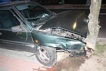 Jízda třiačtyřicetiletého muže v citroënu skončila v sobotu 8. srpna nárazem do dvou stromů. Za volantem byl totiž opilý.