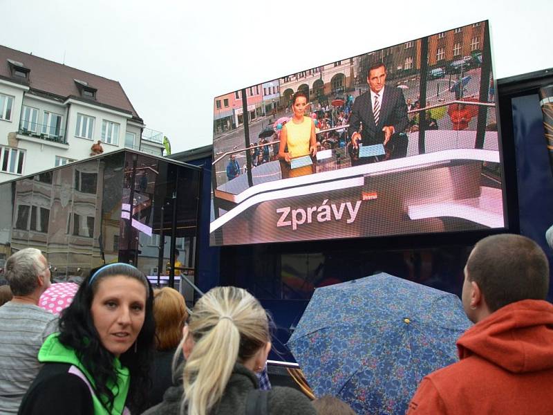 Sedmou zastávkou roadshow „Prima jede… za vámi" bylo v sobotu 13. června město Náchod.