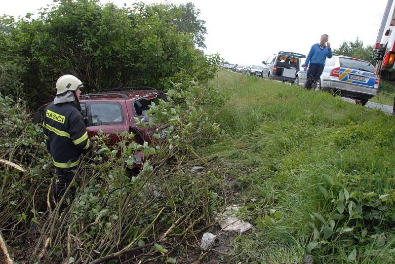 Nehoda ve Vyskově, neděle, 31. května.