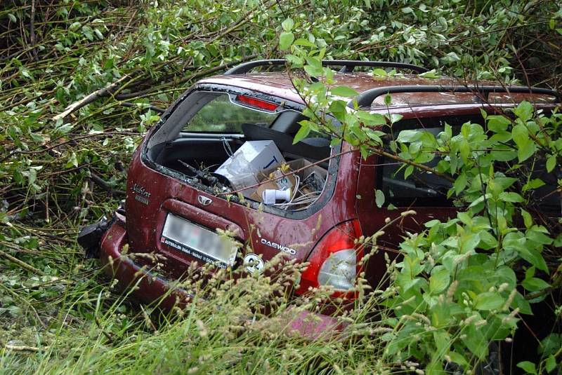 Nehoda ve Vyskově, neděle, 31. května.