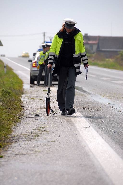 Nehoda ve Vyskově, neděle, 31. května.