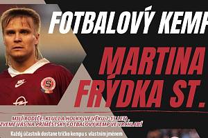 Na blížící se Fotbalový kemp Martina Frýdka se mohou hlásit nejen registrovaní fotbalisté z FC Vrchlabí, ale i kluci a holky z okolních oddílů. Klidně i děti, které v žádném klubu fotbal dosud nehrají.