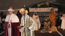 V Náchodě se na Boží hod vánoční konal Živý betlém, který pořádalo již po patnácté Déčko (Dům dětí a mládeže).