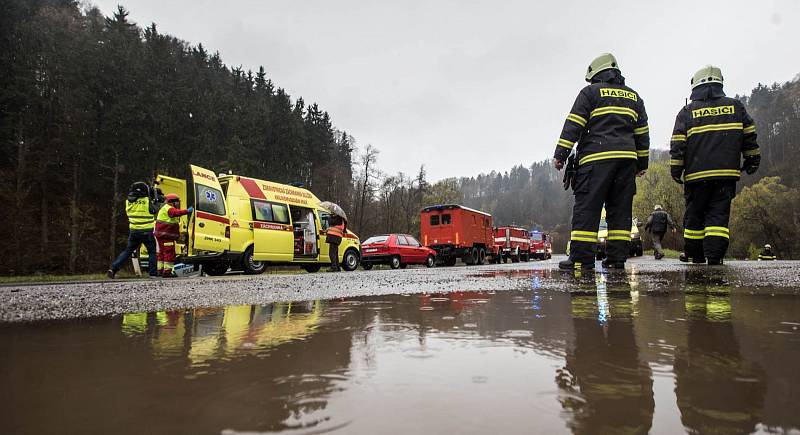 Drama v tunelu. Záchranáři cvičili spolupráci