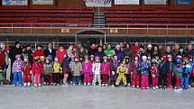 Novoměstské mateřské školy na ledě.