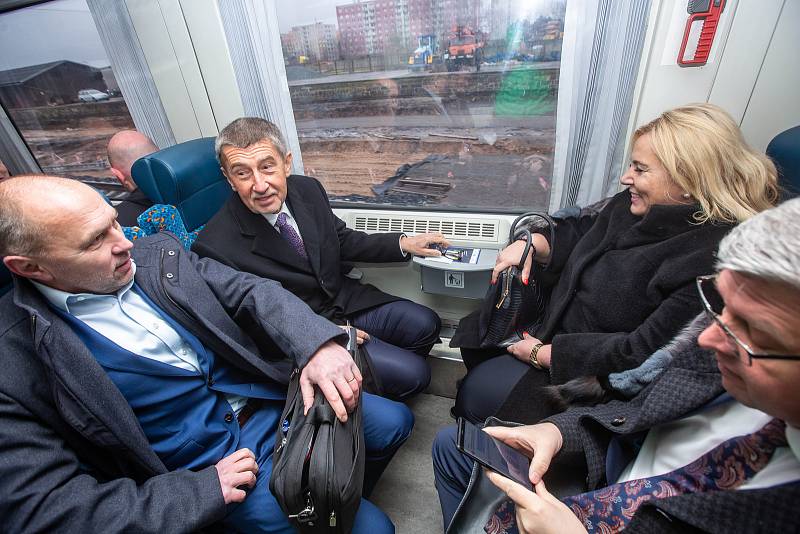 Premiér Andrej Babiš na návštěvě Královéhradeckého kraje.