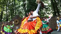 Folklorní festival v Červeném Kostelci.