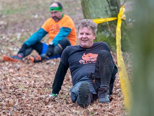 Petr Vaňous jako účastník Gladiator Race Josefov 2018