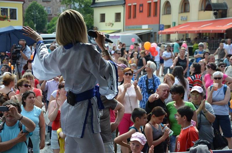 Sedmou zastávkou roadshow „Prima jede… za vámi" bylo v sobotu 13. června město Náchod.