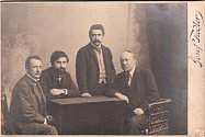 České kvarteto přibližně v roce 1910. Na snímku jsou Hoffmann, Herold, Suk a Wihan.