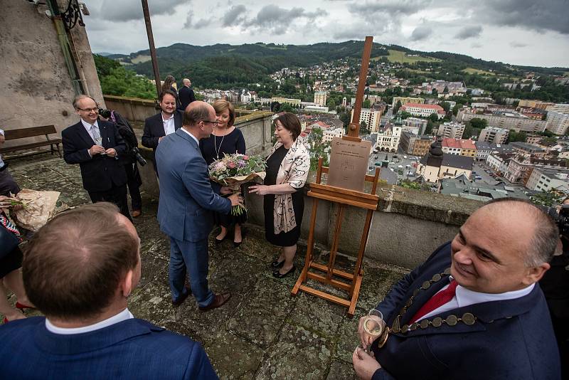 Slavnostní zahájení revitalizace zámeckého kopce v Náchodě.