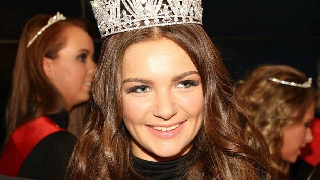 Miss Junior Tereza Řehořová z Police nad Metují.