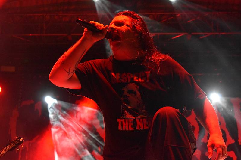 Jedna z hvězd večera - američtí Cannibal Corpse.