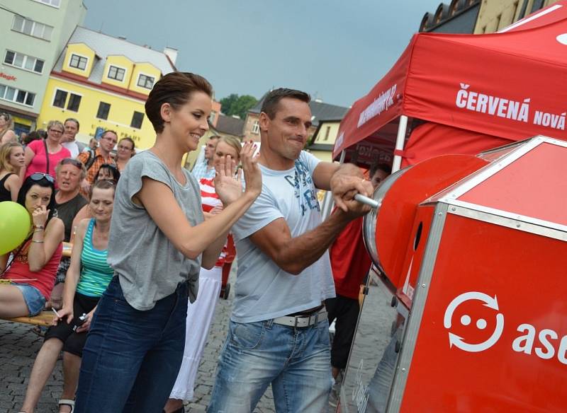 Sedmou zastávkou roadshow „Prima jede… za vámi" bylo v sobotu 13. června město Náchod.