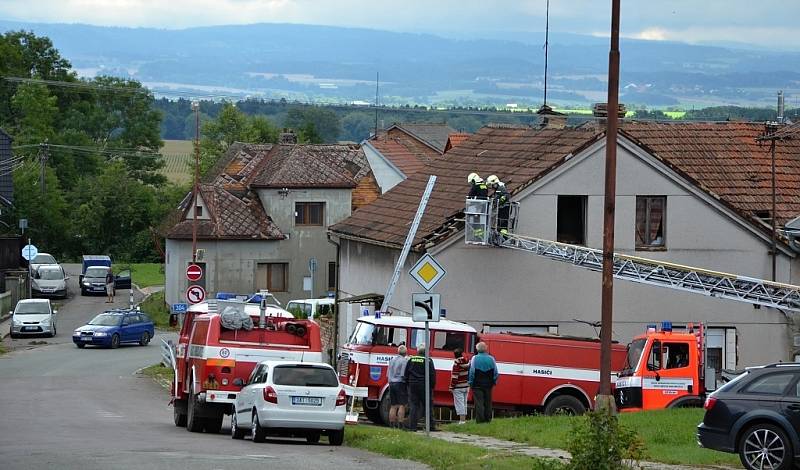 Větrná smršť v Bohuslavicích nad Metují