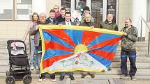 Česká Skalice se připojila k akci Vlajka pro Tibet.