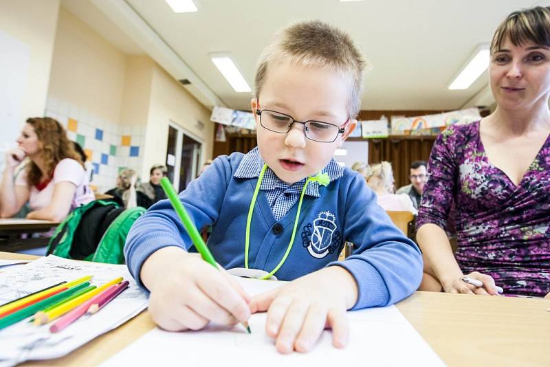 Zápis do prvních tříd ZŠ Komenského v Náchodě.