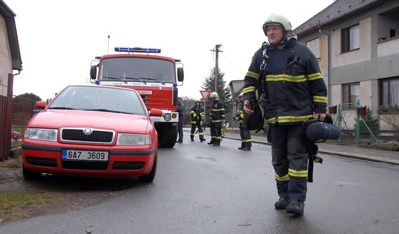 Požár rodinného domu v České Skalici.