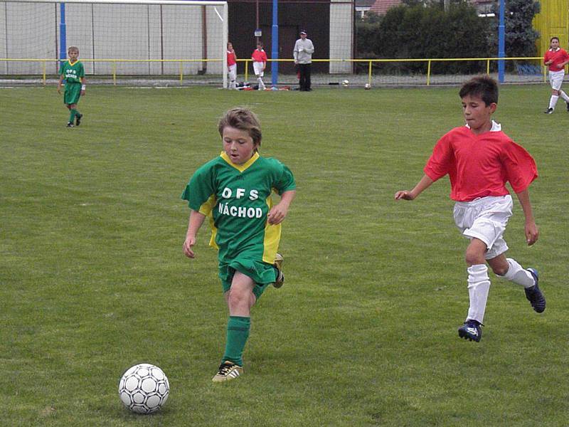 Okresní fotbalové výběry OFS U11 a OFS U12 se v České Skalici poměřily s výběry Hradce Králové.