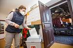 Volby v železničním muzeu Výtopna v Jaroměři