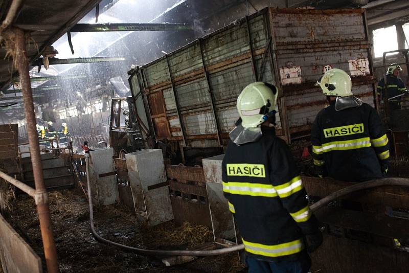 Škodu za zhruba 4,5 milionu korun způsobil včera po poledni požár zemědělské budovy v obci Borová na Náchodsku.