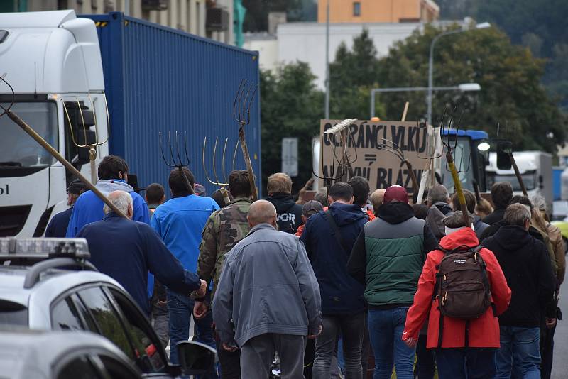 Náchodem v pondělí dopoledne projel valník s těly roztrhaných ovcí, za kterým kráčeli jako za smutečním katafalkem chovatelé ovcí. Ti chtěli veřejně upozornit na to co dokážou vlčí zuby ve stádě ovcí.