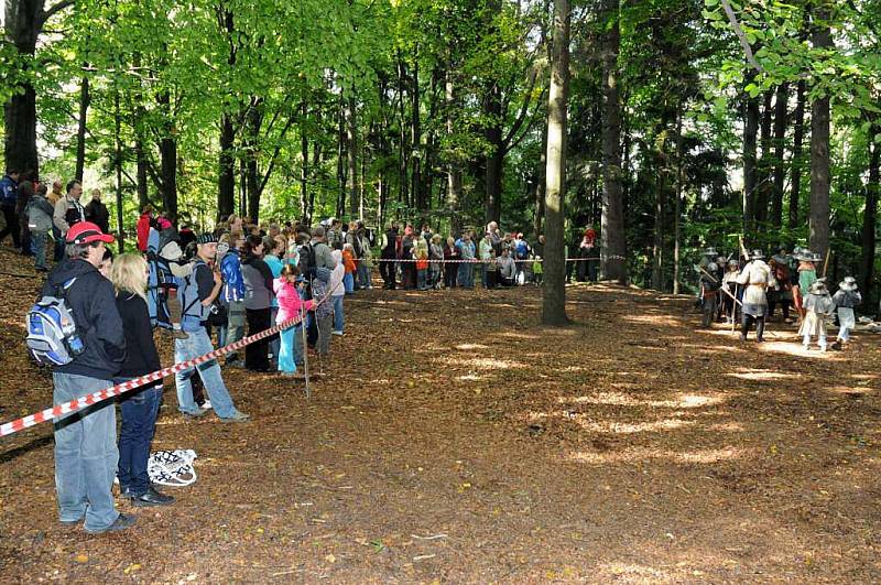 Zříceninu hradu oživily slavnosti Matouše z Frymburka.