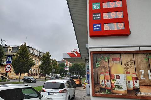 Ceny pohonných hmot ve městě Kudowa-Zdrój v sobotu 23. září 2023.