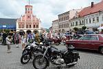 Mezinárodní rallye historických vozidel.