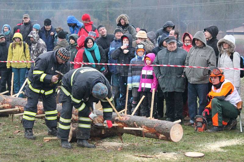 V sobotu se třiadvacet drsňáků z celé České republiky utkalo v Adršpachu o titul Dřevorubce roku. 