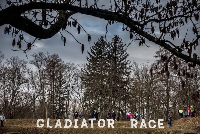 Závod Winter Gladiator race v Josefově.