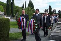 Na městském hřbitově v České Skalici se uskutečnila pietní vzpomínka u příležitosti 70. výročí ukončení 2. světové války. 