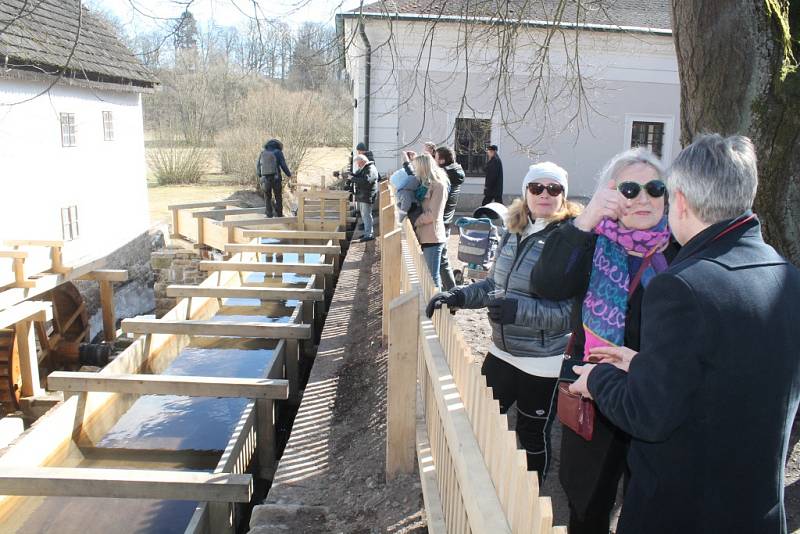 Mlýnský náhon byl v úterý 21. března před zahájením návštěvnické sezony 2018 připraven a předán k plnému užívání.