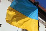 Vlajka Ukrajiny. Ilustrační foto