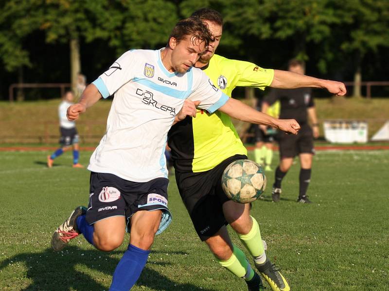 Krajský přebor ve fotbale: MFK Nové Město nad Metují - FC Spartak Rychnov nad Kněžnou.