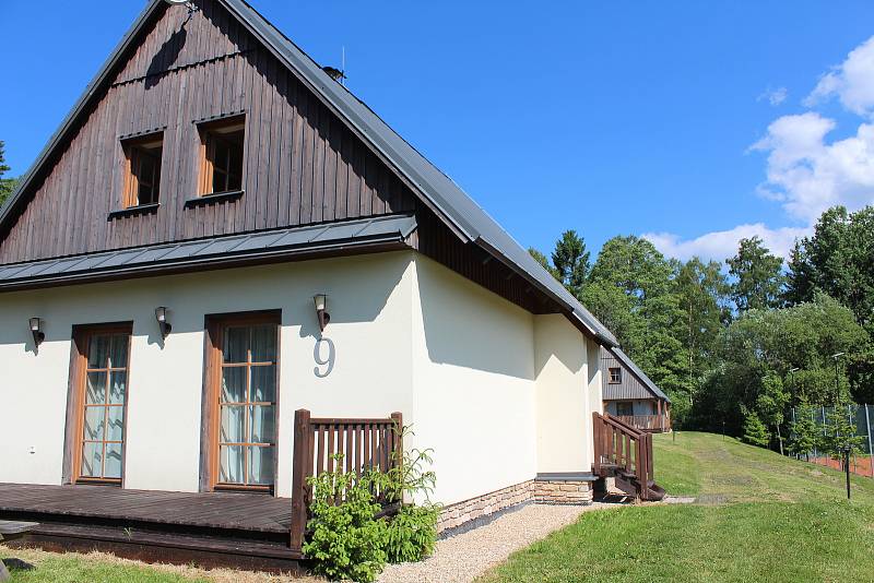 Nový areál Amenity Resorts u Deštného v Orlických horách.