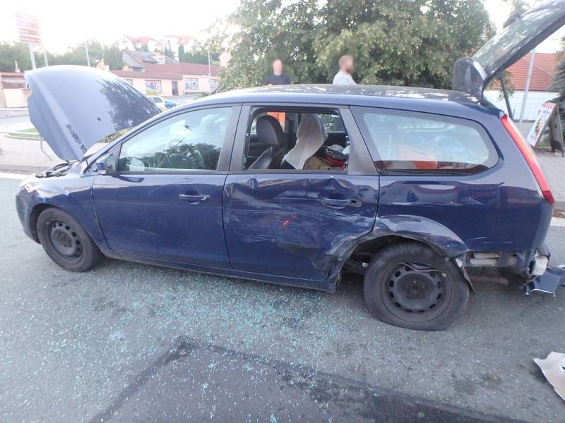 Dopravní nehoda tří vozidel v Častolovicích.