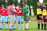 Fotbalové utkání Dobruška - Častolovice (1:2).