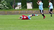 Fotbalové utkání Dobruška - Častolovice (1:2).