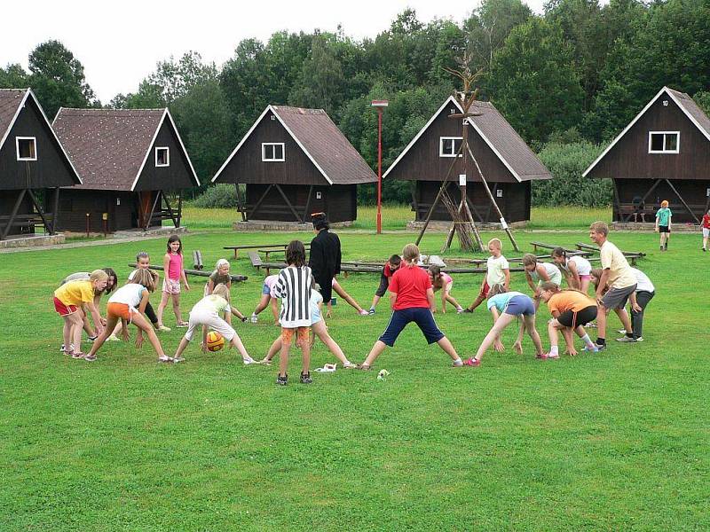 Ptáčata z Rychnovského dětského sboru tráví letní soustředění v Lanškrouně.