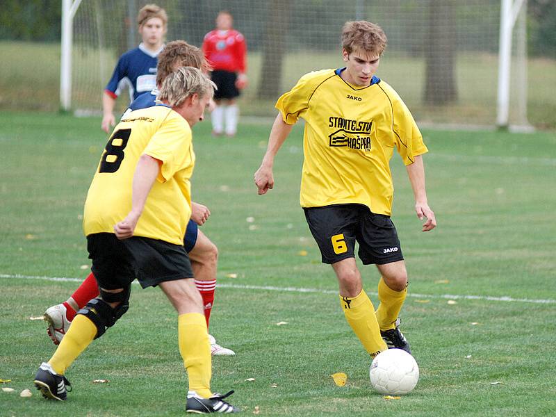 Z utkání Ohnišov – Albrechtice, které skončilo výhrou domácích 1:0. 