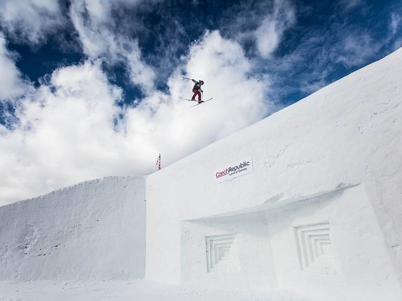 Free ski závody Soldiers 2K18 v Deštném v Orlických horách.