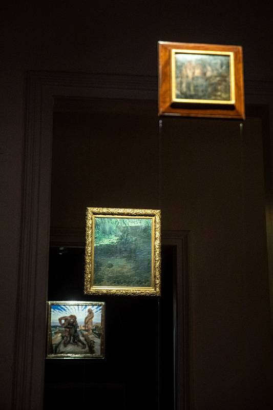 Výstava originálů obrazů Františka Kupky v Opočně