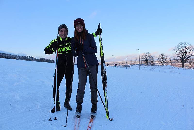 Ze Ski arény v Orlickém Záhoří.