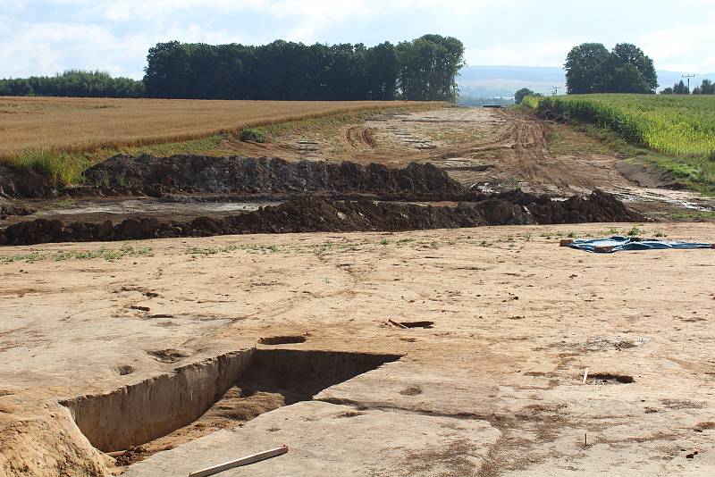 Ze záchranného archeologického výzkumu u Doudleb nad Orlicí.