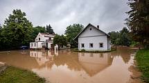 Povodně na Rychnovsku.