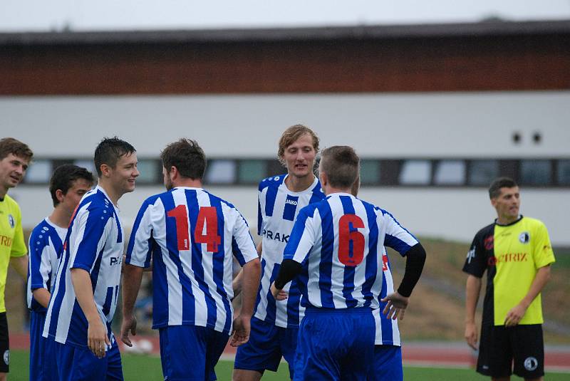 Krajský přebor ve fotbale: SK Jičín - FC Spartak Rychnov nad Kněžnou.