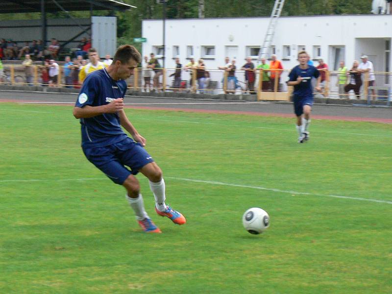 TREST. Čtyři zápasy bude Dobrušce chybět kanonýr Aleš Hašek za vyloučení v derby s Kostelcem nad Orlicí.