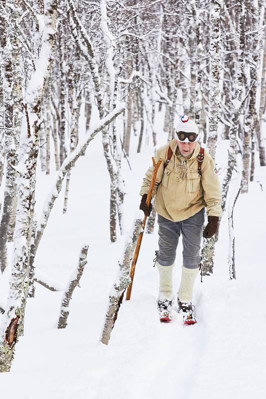 Na jasankách, Lyngen 2019. Zdroj: z archivu Michala Martinka